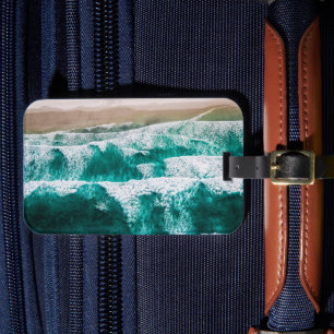 Étiquette À Bagage Vagues