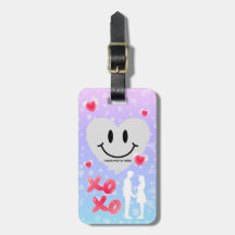 Valentine Verre Coeur Balloon Bubblegum Couple