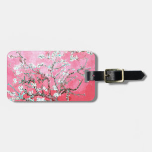 Étiquette À Bagage Van Gogh Almond Blossoms rose Bleu