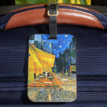 Étiquette À Bagage Van Gogh - Cafe Terrasse,<br><div class="desc">Vincent van Gogh célèbre peinture,  Café Terrace.</div>