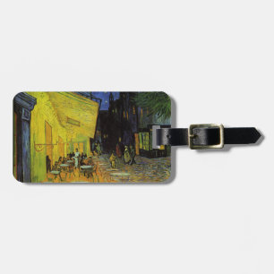 Étiquette À Bagage Van Gogh; Café Terrasse en soirée