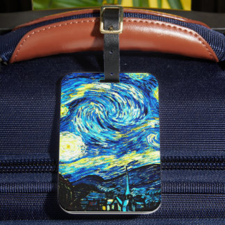 Étiquette À Bagage Van Gogh - Nuit étoilée