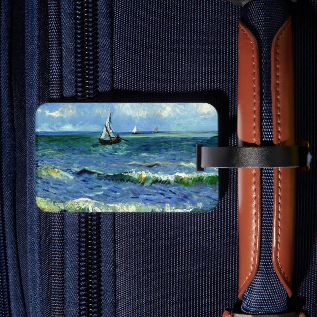 Étiquette À Bagage Van Gogh - Paysage marin (Verso Insitu 2)
