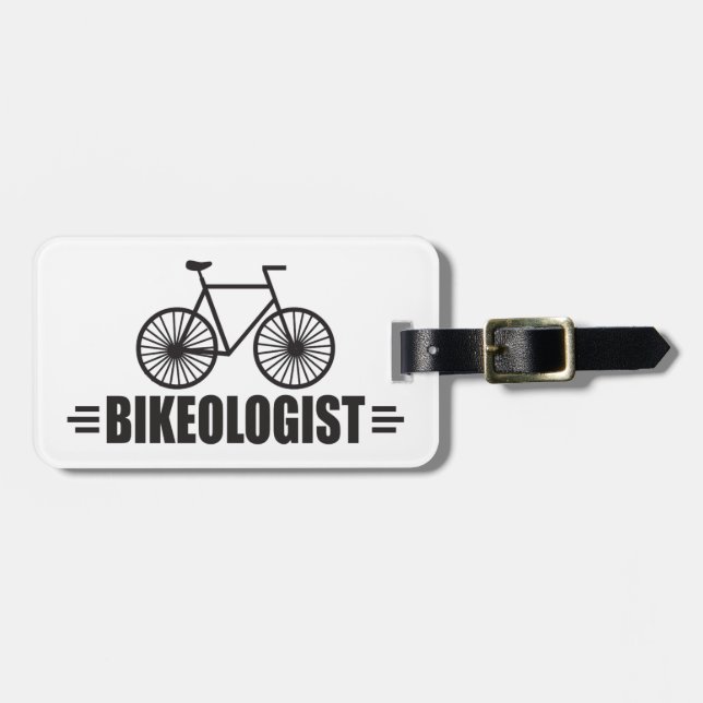 Étiquette À Bagage Vélo humoristique (Devant horizontal)
