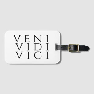Étiquette À Bagage Veni Vidi Vici