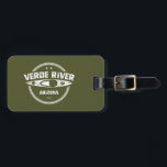 Étiquette À Bagage Verde River Arizona Kayak<br><div class="desc">La rivière Verde Wild And Pittoresque traverse les zones sauvages de Mazatzal et de Cedar Bench au sud de Camp Verde,  en Arizona,  et est un paddle et un centre récréatif.</div>
