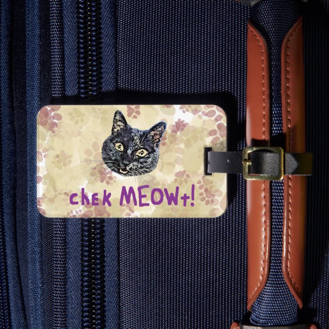 Étiquette À Bagage Vérifier MEOWt (Insitu Rectoal 4)
