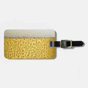Étiquette À Bagage Verre de bière
