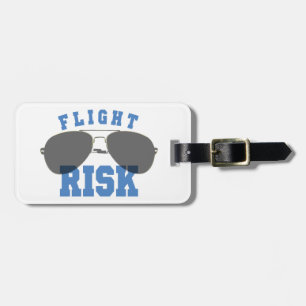 Étiquette À Bagage Verres d'aviation de risque de vol