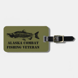 Étiquette À Bagage Vétérinaire de la pêche de combat de l'Alaska