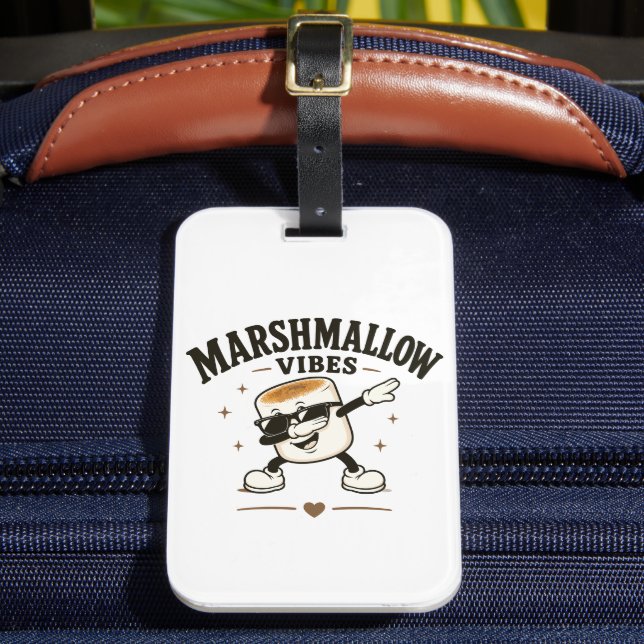 Étiquette À Bagage Vibes de marshmallow (Insitu Rectoal 2)