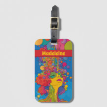 Vibrant Psychedelic Pop Art Conception rétro Super