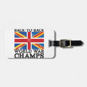 Étiquette À Bagage Victoire de la guerre mondiale britannique