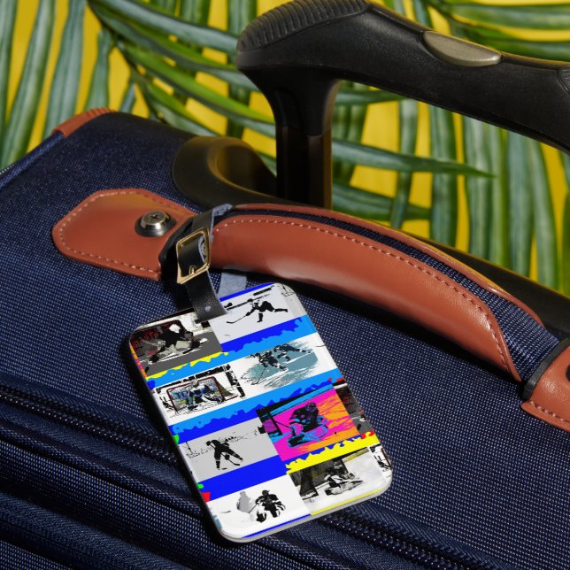 Étiquette À Bagage Vie d'un joueur de hockey - Hockey sur glace (Insitu Rectoal 1)