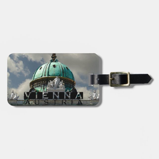 Étiquette À Bagage Vienne (Devant horizontal)