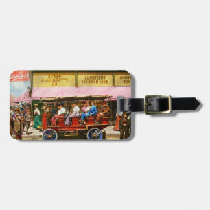 Étiquette À Bagage Ville - Chicago, IL - Visite de Chicago 1908
