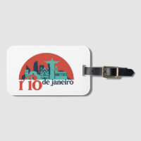 Ville de Rio de Janeiro Skyline Vintage Cityscape