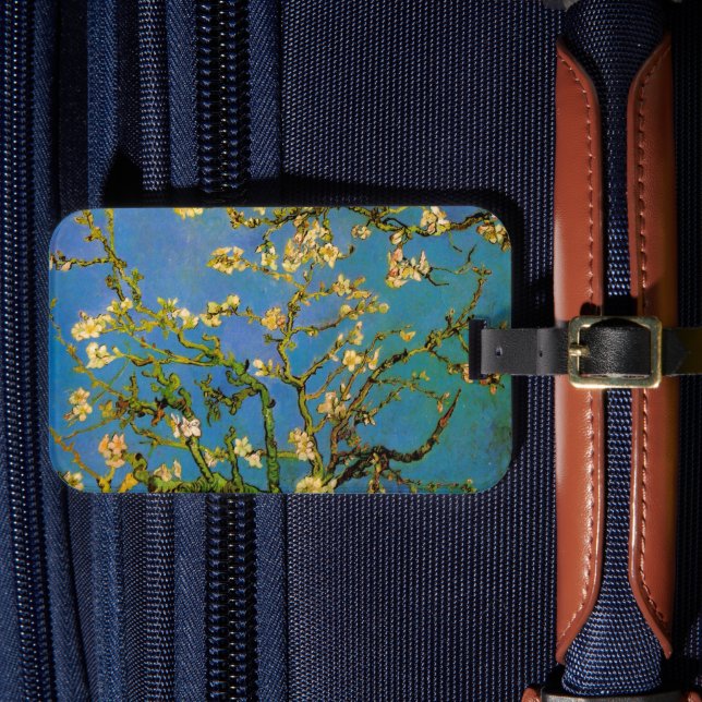 Étiquette À Bagage Vincent van Gogh - Arbre aux amandes en fleurs (Insitu Rectoal 4)