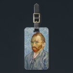 Étiquette À Bagage Vincent Van Gogh - Autoportrait<br><div class="desc">Autoportrait / Portrait de l'artiste / Portrait de l'artiste par Vincent Van Gogh en 1889</div>
