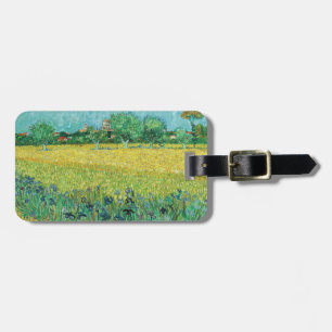 Étiquette À Bagage Vincent van Gogh - Champ aux iris près d'Arles