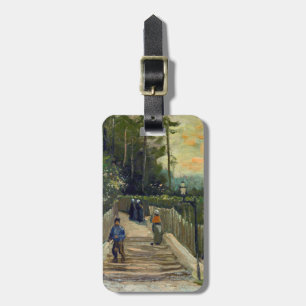 Étiquette À Bagage Vincent van Gogh - Chemin en pente à Montmartre