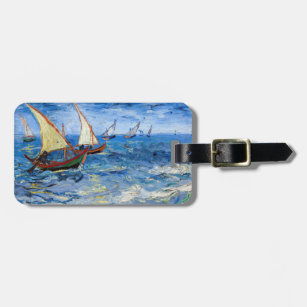 Étiquette À Bagage Vincent van Gogh - La mer aux Saintes-Maries