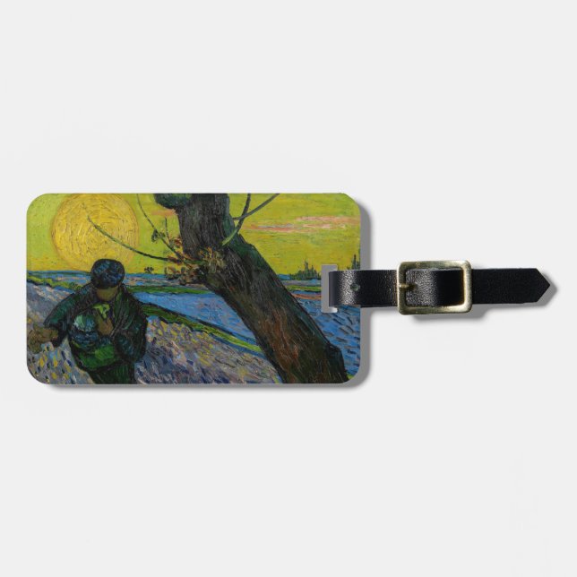 Étiquette À Bagage Vincent van Gogh - Le Semeur  (Devant horizontal)