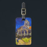 Étiquette À Bagage Vincent van Gogh - L'église d'Auvers<br><div class="desc">L'église d'Auvers / l'Eglise à Auvers-sur-oise par Vincent Van Gogh en 1890</div>