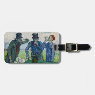 Étiquette À Bagage Vincent van Gogh - Les Buveurs, d'après Daumier