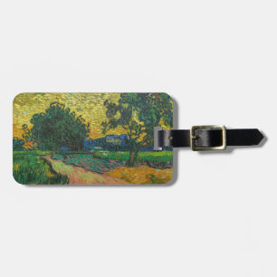 Étiquette À Bagage Vincent van Gogh - Paysage au crépuscule