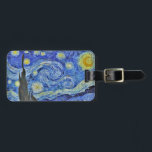 Étiquette À Bagage Vincent van Gogh Starry Night Gallery HD Art raffi<br><div class="desc">Vincent van Gogh. Nuit étoilée.c.1889. Huile sur toile. Belle peinture originale du chef-d'oeuvre du célèbre artiste post-impressionniste néerlandais Vincent van Gogh.</div>