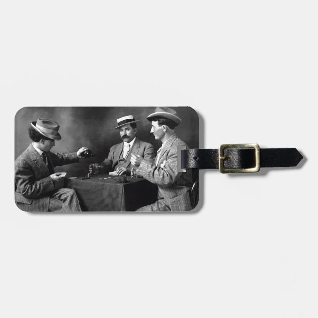 Étiquette À Bagage Vintage Garçons Night Out (Devant horizontal)