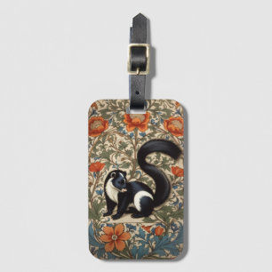 Étiquette À Bagage Vintage Skunk William Morris inspiré