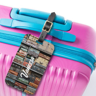 Étiquette À Bagage Vintage Suitcase Voyage Wanderlust Photo stylé