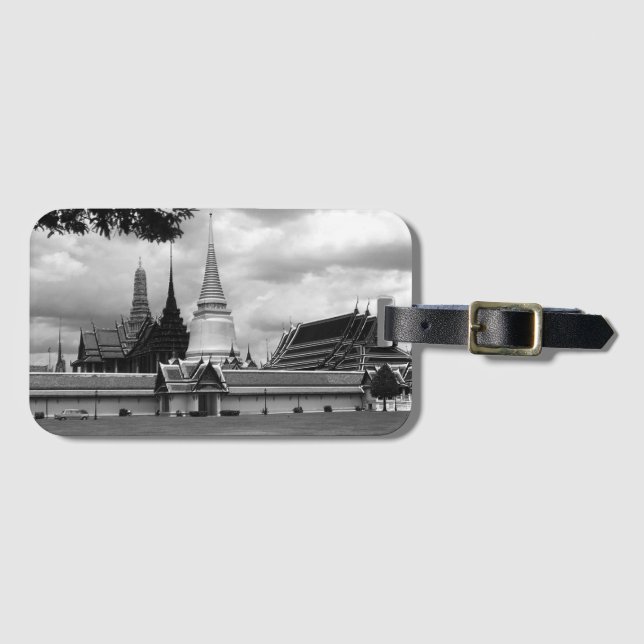 Étiquette À Bagage Vintage Thaïlande (Devant Horizontal)