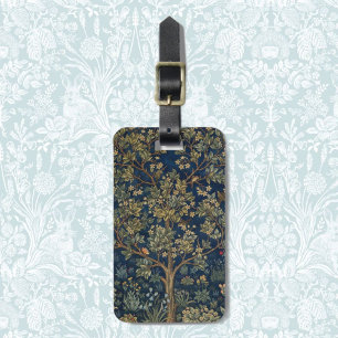 Étiquette À Bagage Vintage William Morris – Arbre de Vie
