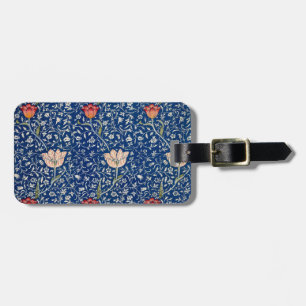 Étiquette À Bagage Vintage William Morris Medway Floral Antique 1885