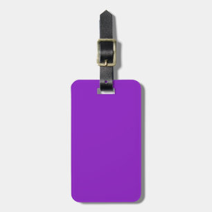 Étiquette À Bagage Violet solide