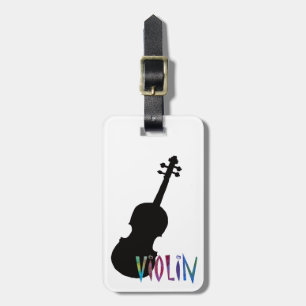 Étiquette À Bagage Violon