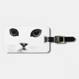 Étiquette À Bagage Visage personnalisé de chat de Kitty