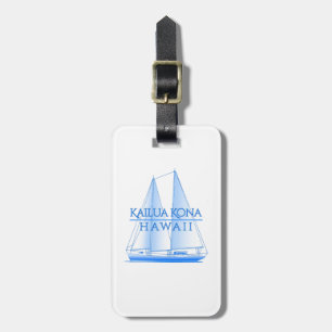 Étiquette À Bagage Voile nautique côtière de Kailua Kona