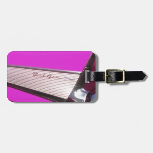 Étiquette À Bagage Voiture classique : Bel Air de Chevrolet (Devant horizontal)