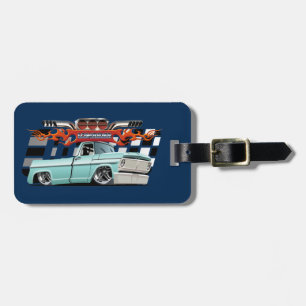 Étiquette À Bagage Voiture de dessin