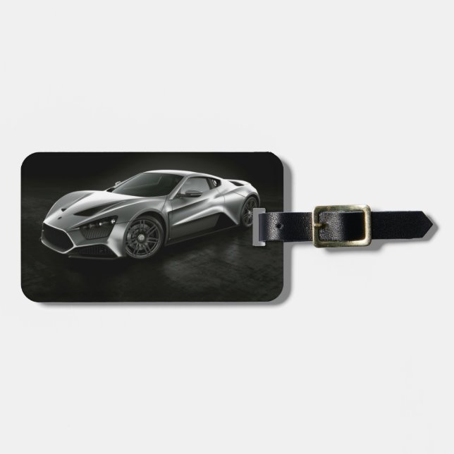 Étiquette À Bagage Voiture de sport (Devant horizontal)