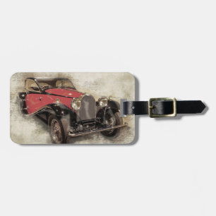 Étiquette À Bagage Voiture Vintage