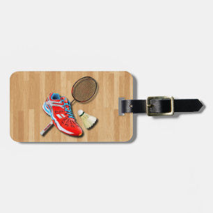 Étiquette À Bagage Volant de raquette de chaussure de badminton avec