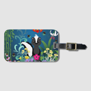 Étiquette À Bagage Voodland Skunk