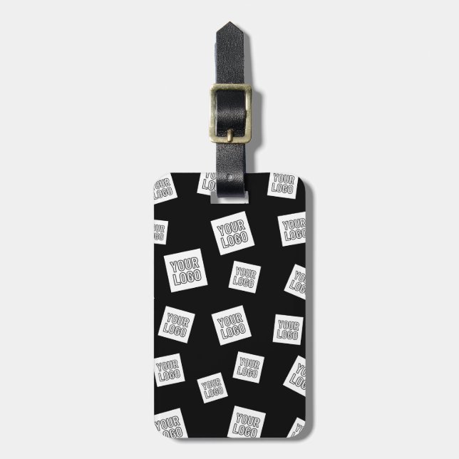 Étiquette À Bagage Votre logo, photo ou autre image | Placement aléat (Devant Vertical)