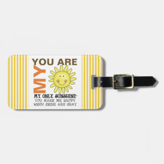 Étiquette À Bagage Vous êtes mon soleil