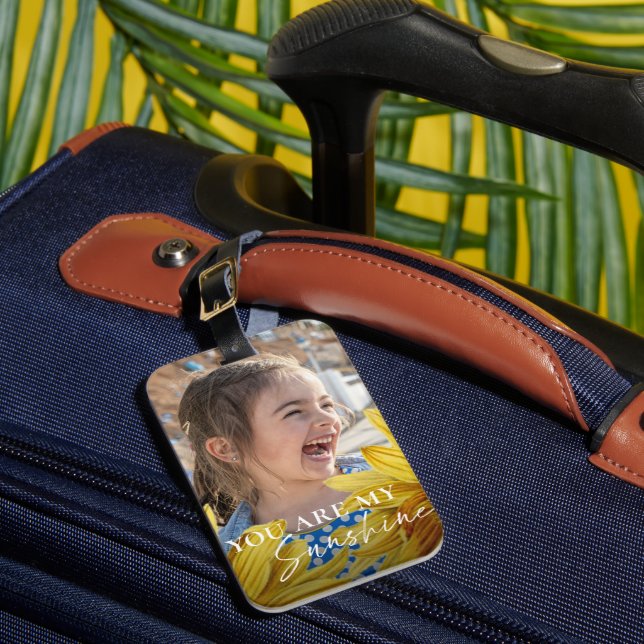 Étiquette À Bagage Vous Êtes Mon Sunshine Cuisine Tournesol Jaune Lum (Insitu Rectoal 1)